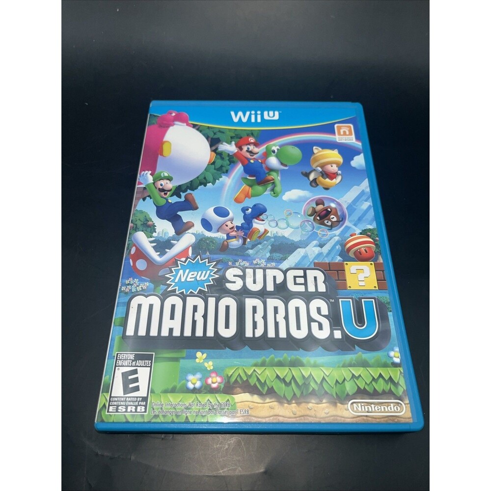 New Super Mario Bros U (Nintendo Wii U, 2012) CIB Complete